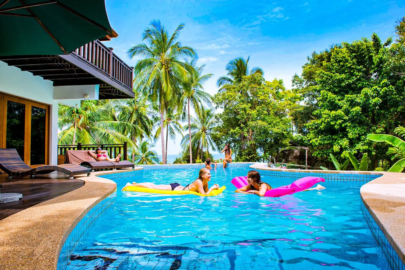 Villa Vadee pool with ocean view, Thong Nai Pan