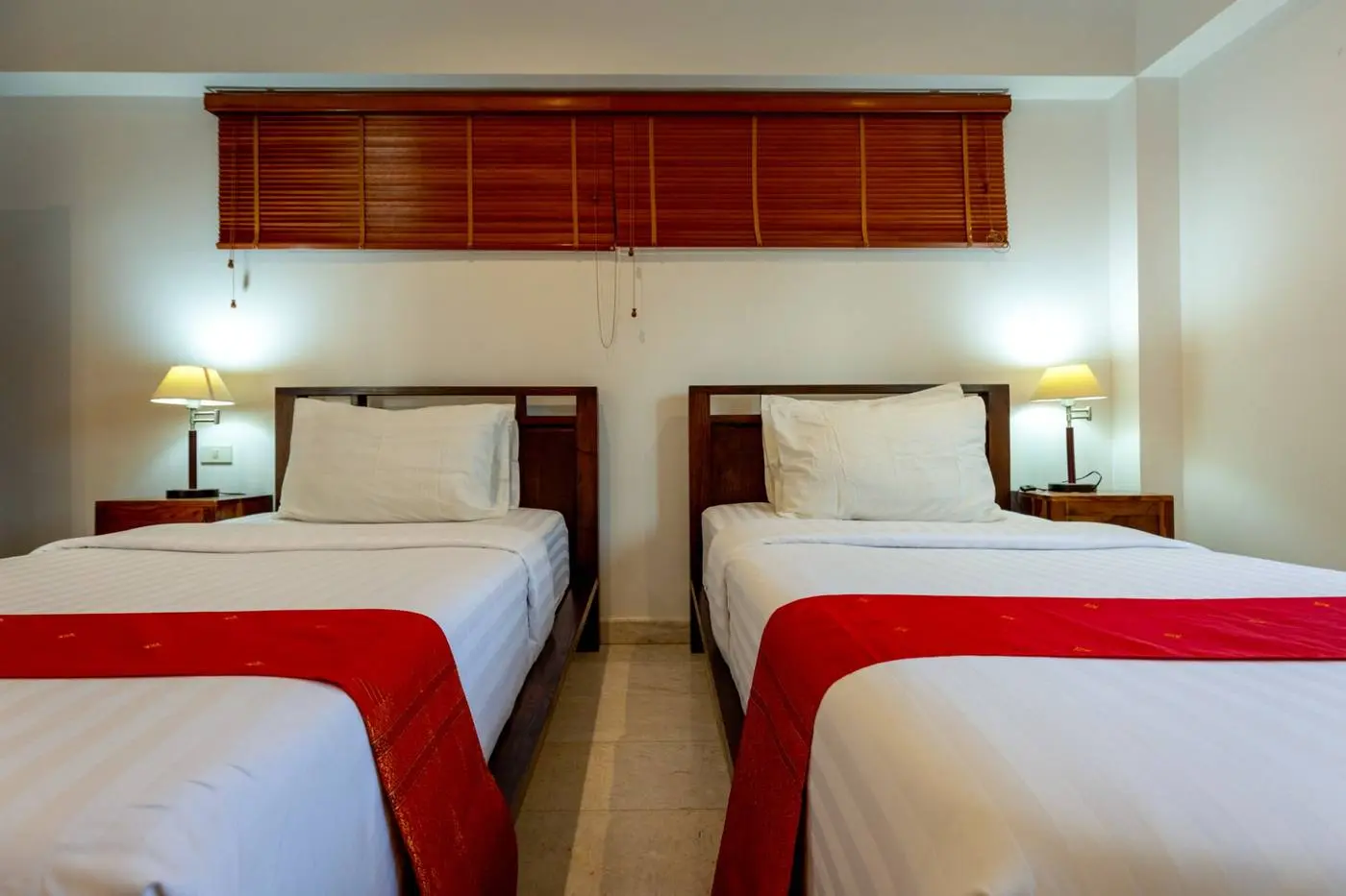 Villa Vadee twin bedroom interior detail