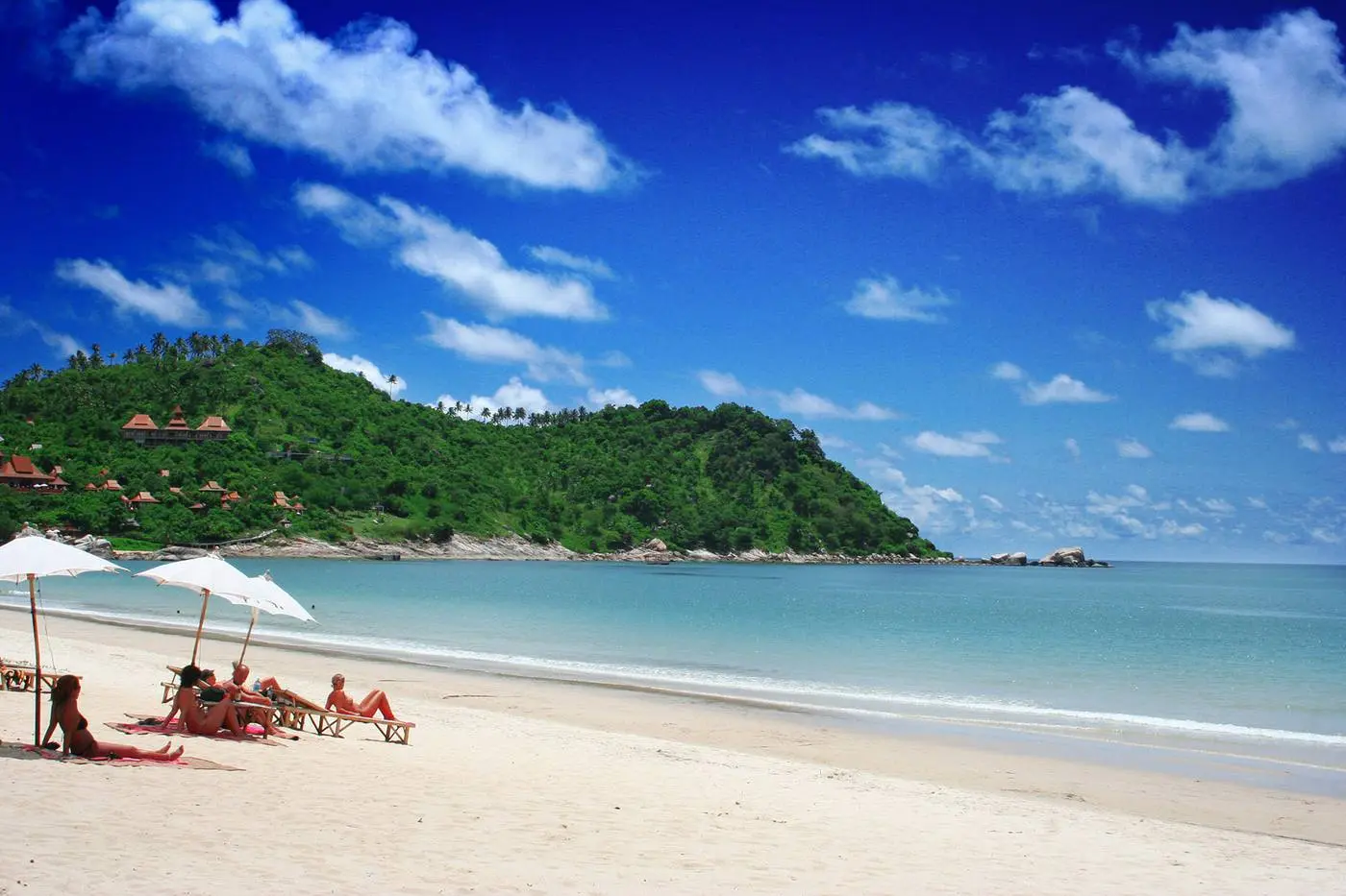 Thong Nai Pan Yai beach, pristine Gulf of Thailand shoreline
